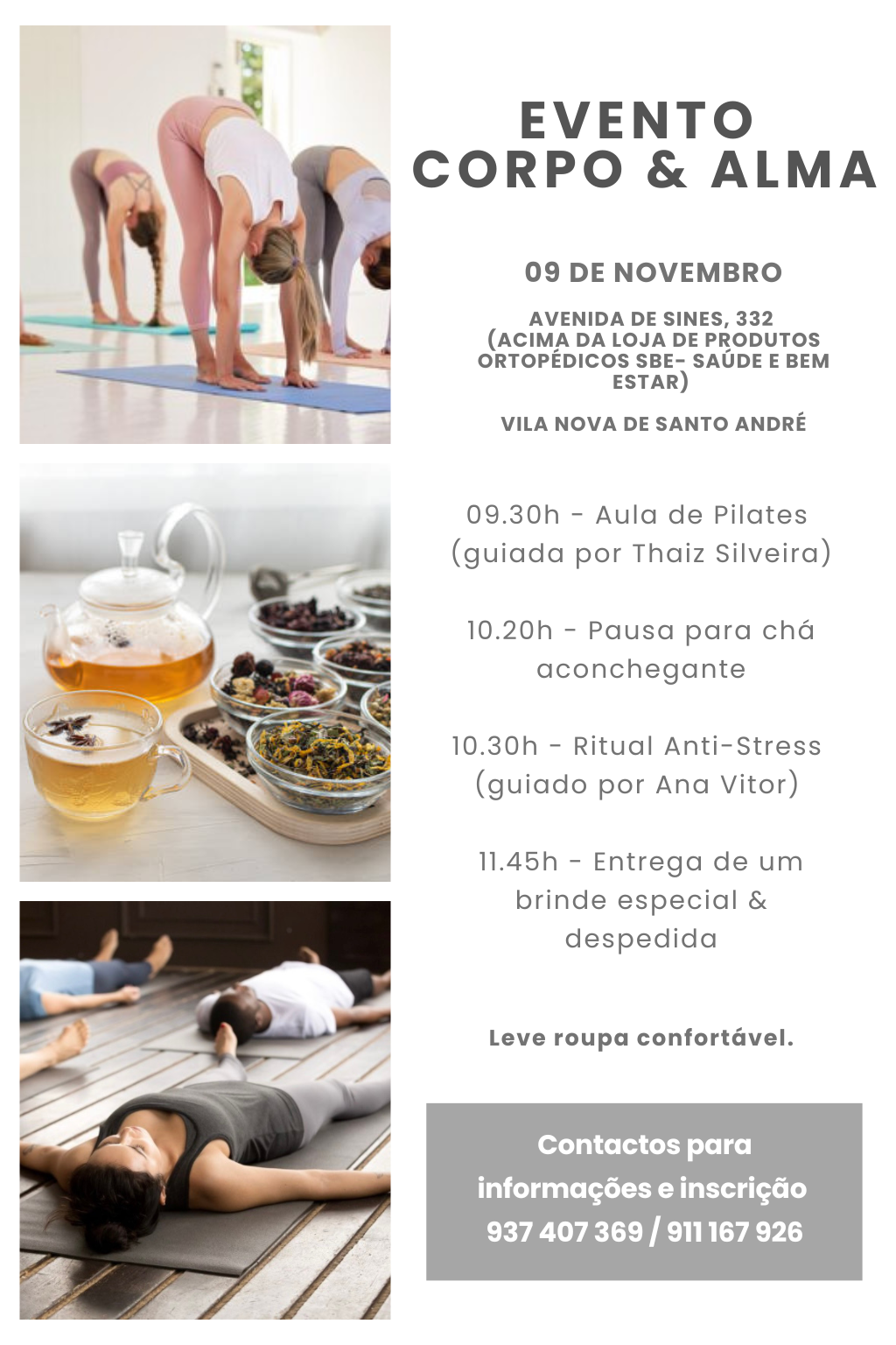 Evento Corpo & Alma